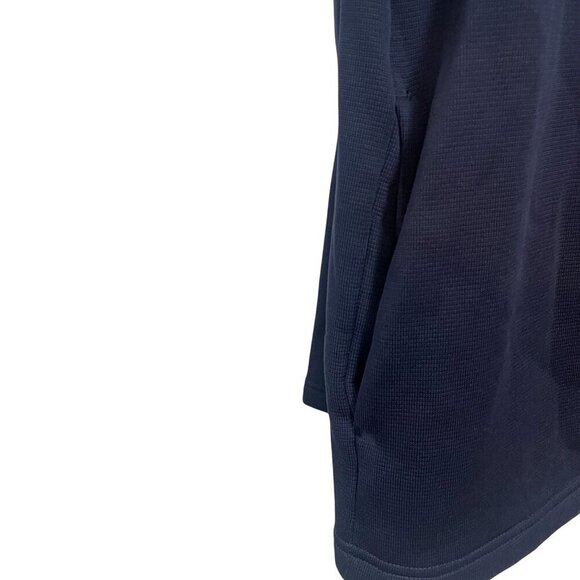 Callaway Ottoman Quarter Zip Pullover Athletic Golf Shirt Top Navy Blue XL - Picture 7 of 9